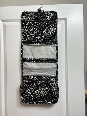 Vera Bradley Black & White Floral Paisley Quilted Tote